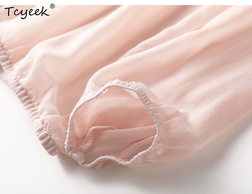 Tcyeek 100% Real Mulberry Silk - Summer Clothing 评论和价格