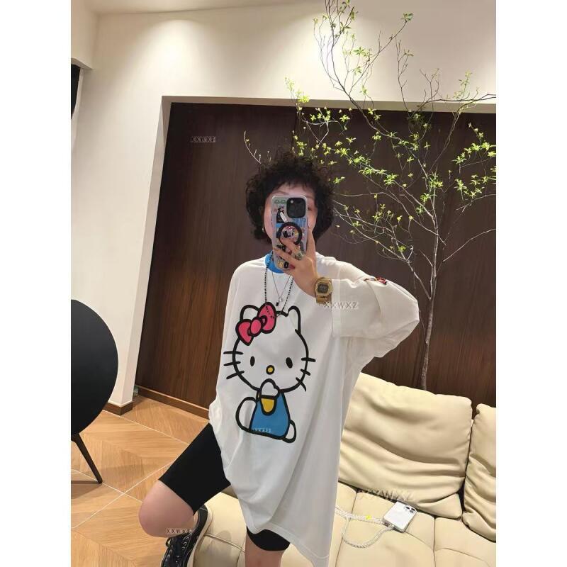 Long-Sleeved Hello Kitty Summe - Summer Clothing 评论和价格