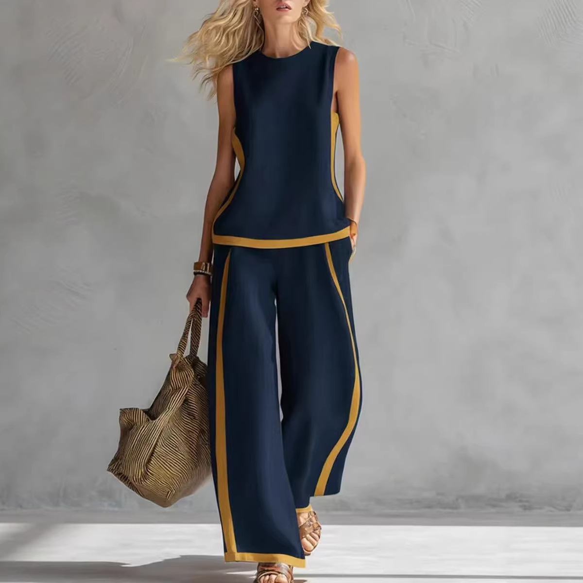 Women Linen 2 Piece Sets Color - Summer Linen Clothing For Women 评论和价格