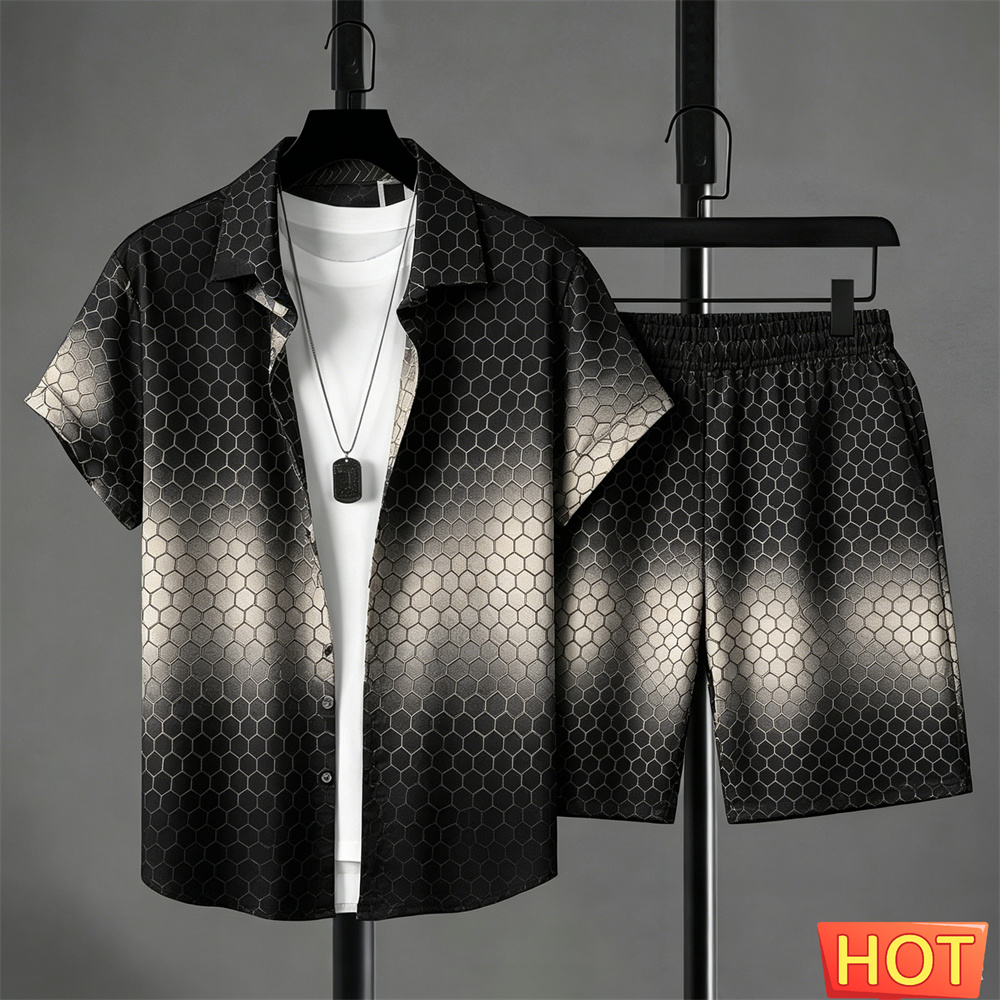 Summer Outfits Man Shirt Set G - Summer Clothing Haul 评论和价格
