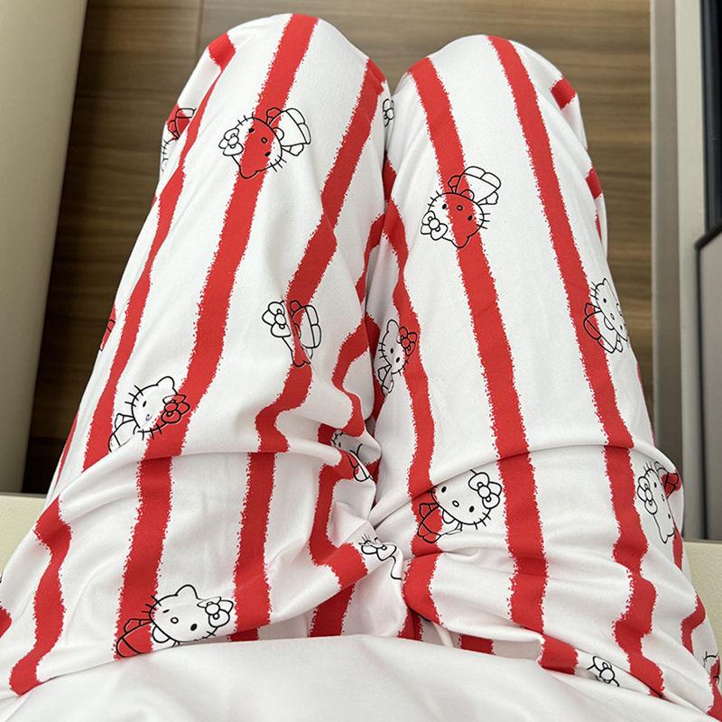 Sanrio Pants Hello Kitty Pajam - Summer Clothing Cartoon 评论和价格