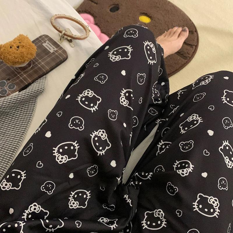 Sanrio Pants Hello Kitty Pajam - Summer Clothing Cartoon 评论和价格