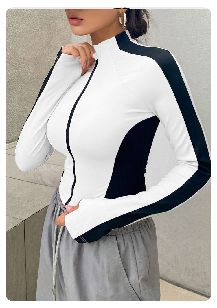 Yoga Clothes Stand Up Collar J - Summer Clothing 评论和价格