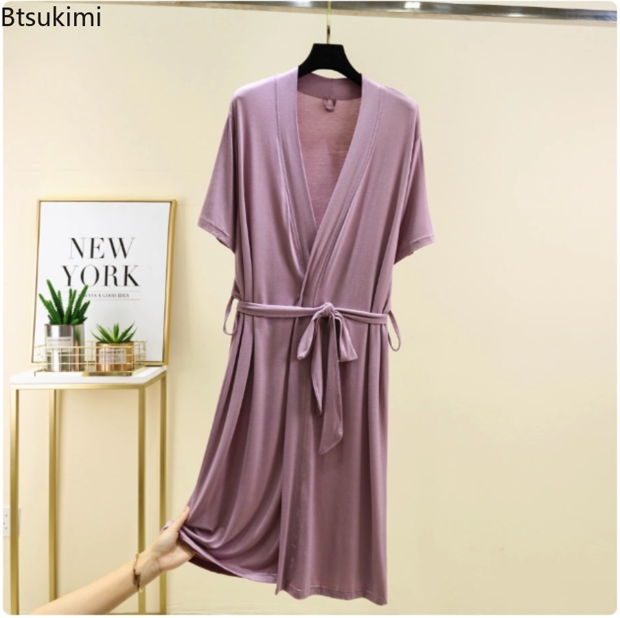 Soft Modal Robes for Women Sum - Summer House Clothing 评论和价格