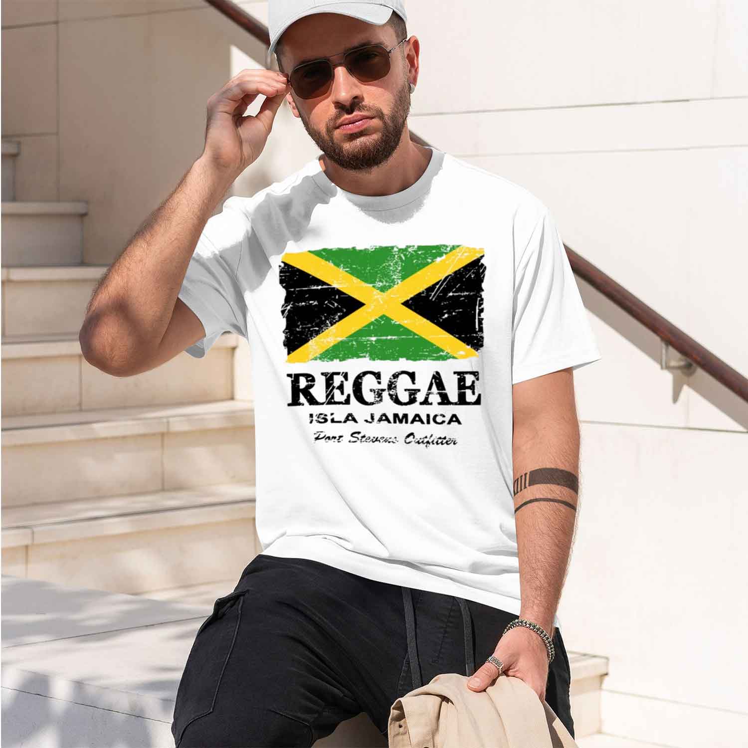 Rae Jamaa Flag T-shirt Vintage - Summer Rae Clothing 评论和价格