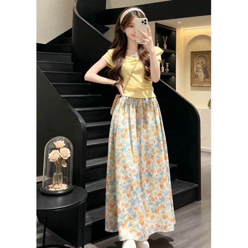 Japan Korean Women Sweet Slim  - Summer Clothing Japan 评论和价格