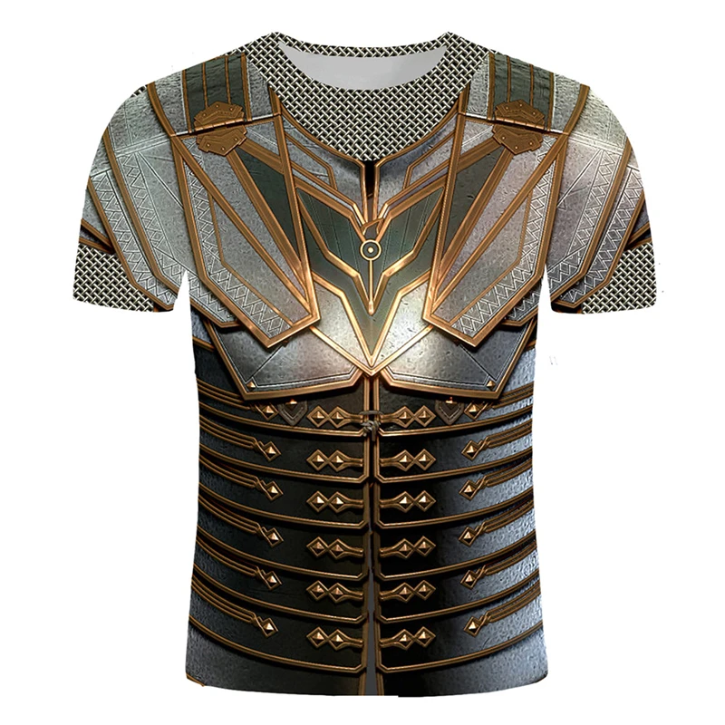 Retro 3D Print Medieval Knight - Summer Knights Clothing 评论和价格