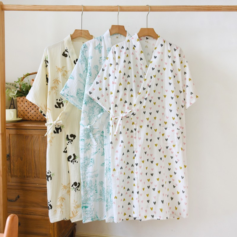 Spring Summer Women Robe Ladie - Summer House Clothing 评论和价格