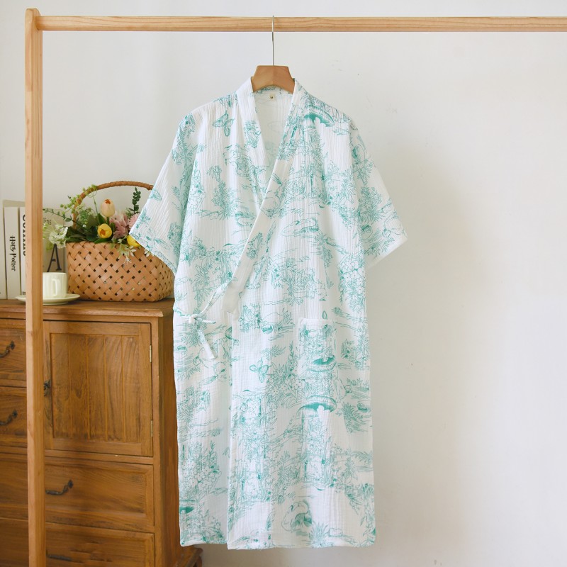 Spring Summer Women Robe Ladie - Summer House Clothing 评论和价格