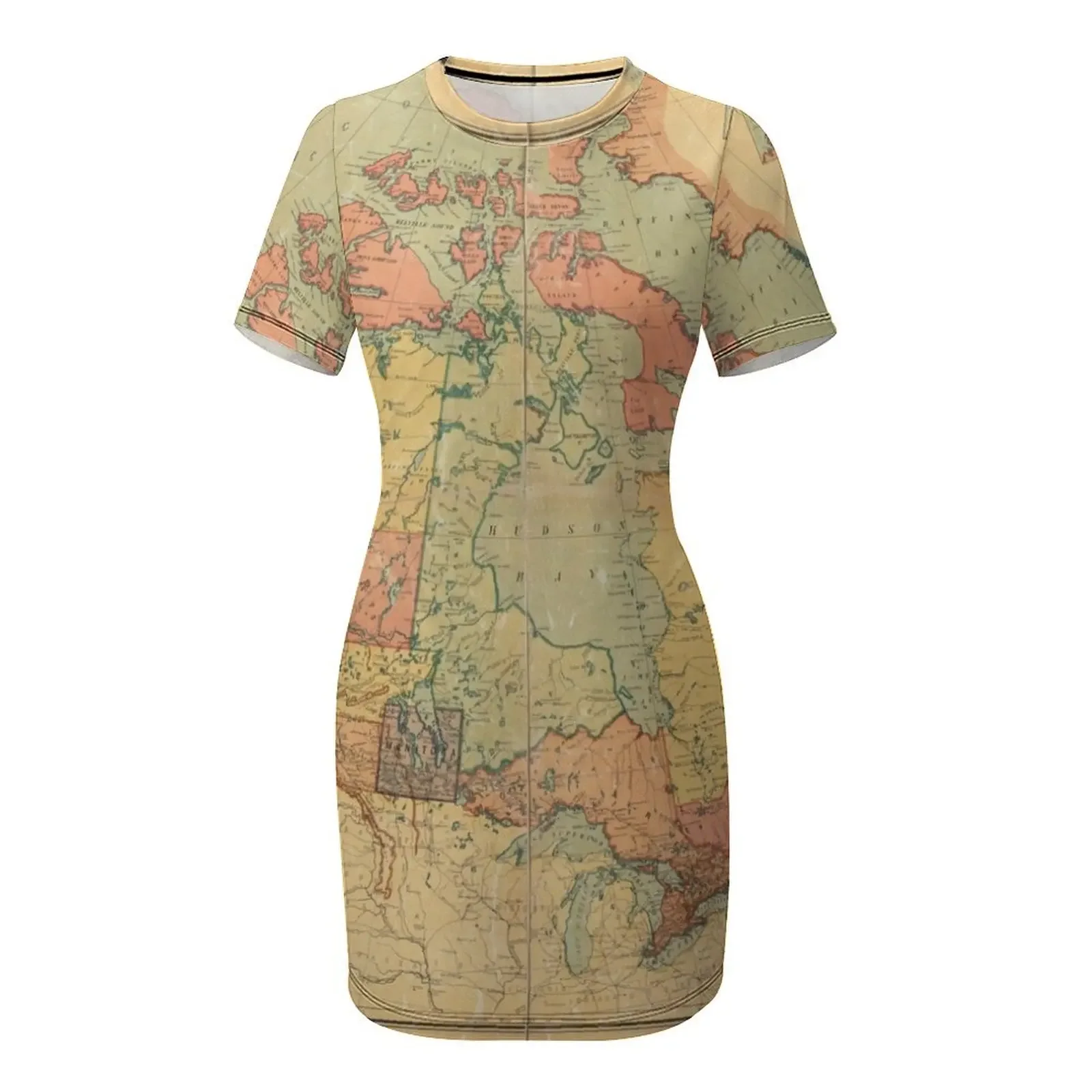 Vintage Map of Canada (1898) S - Summer Clothing Women Canada 评论和价格