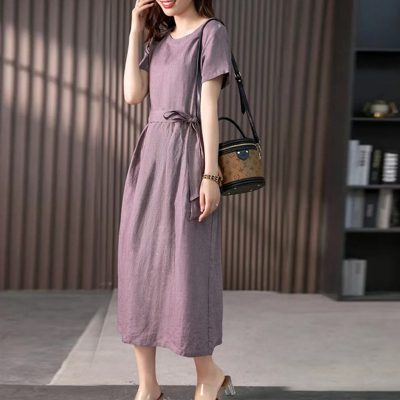 Plus Size Women's Summer Casua - Summer Linen Clothing For Women 评论和价格