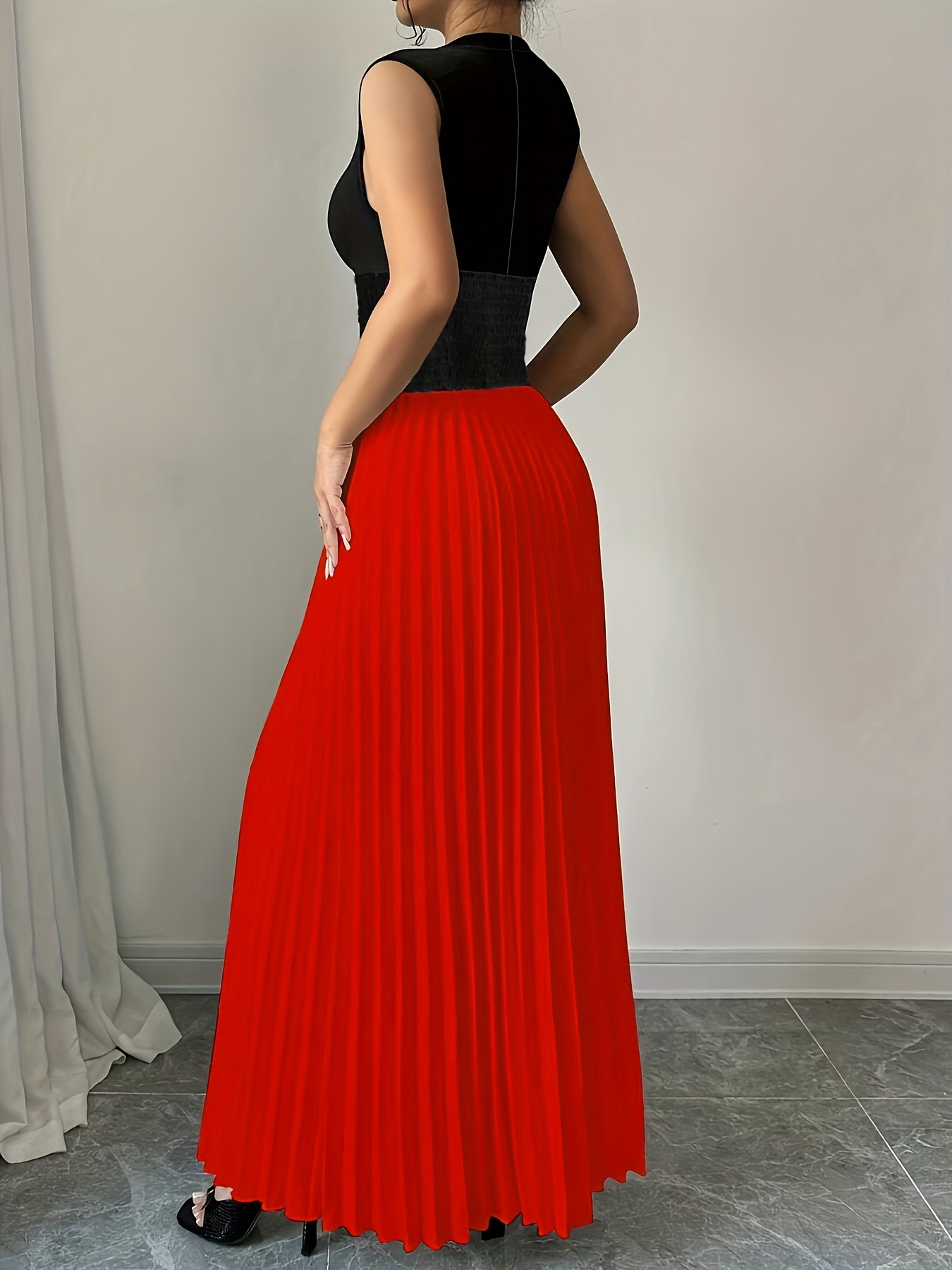 Women's Sleeveless Mock Neck M - Summer Clothing Colors 评论和价格