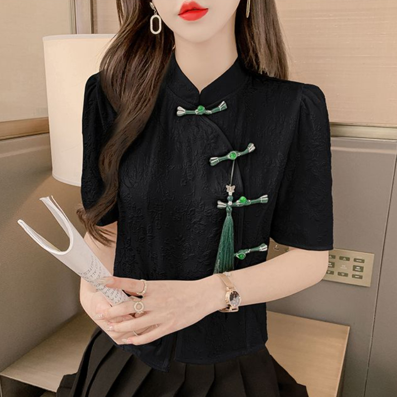 Vintage Blouses Women Fashion  - Summer Linen Clothing For Women 评论和价格
