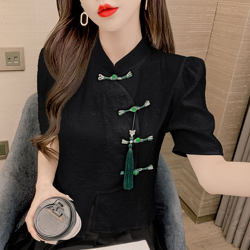 Vintage Blouses Women Fashion  - Summer Linen Clothing For Women 评论和价格