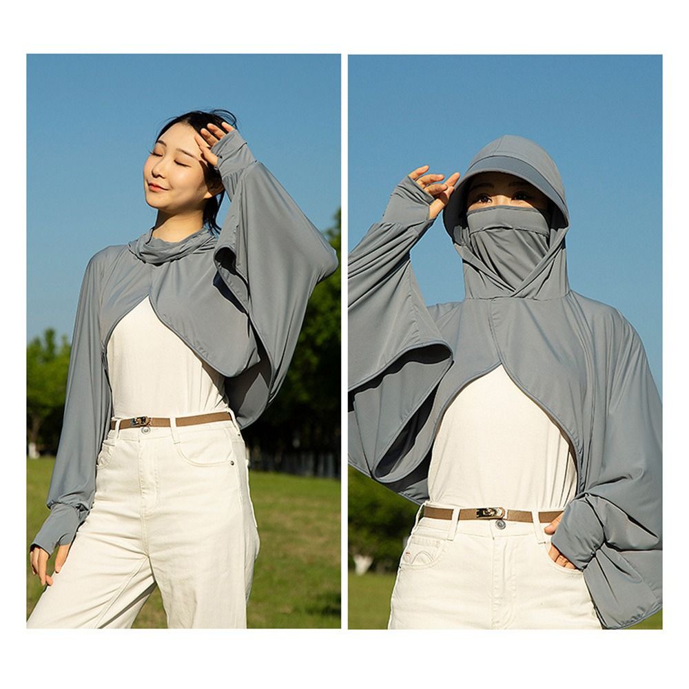 Ice Silk Sunscreen Shawl Long  - Summer Clothing Drive 评论和价格