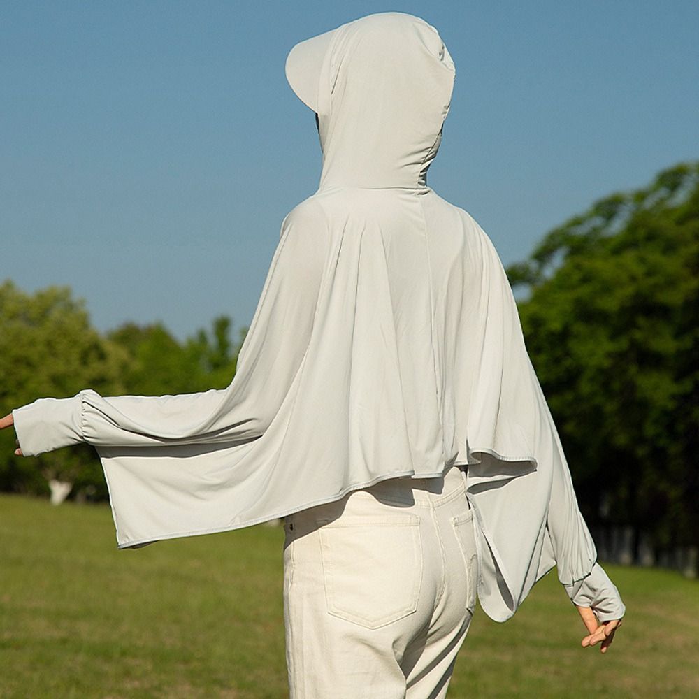 Ice Silk Sunscreen Shawl Long  - Summer Clothing Drive 评论和价格