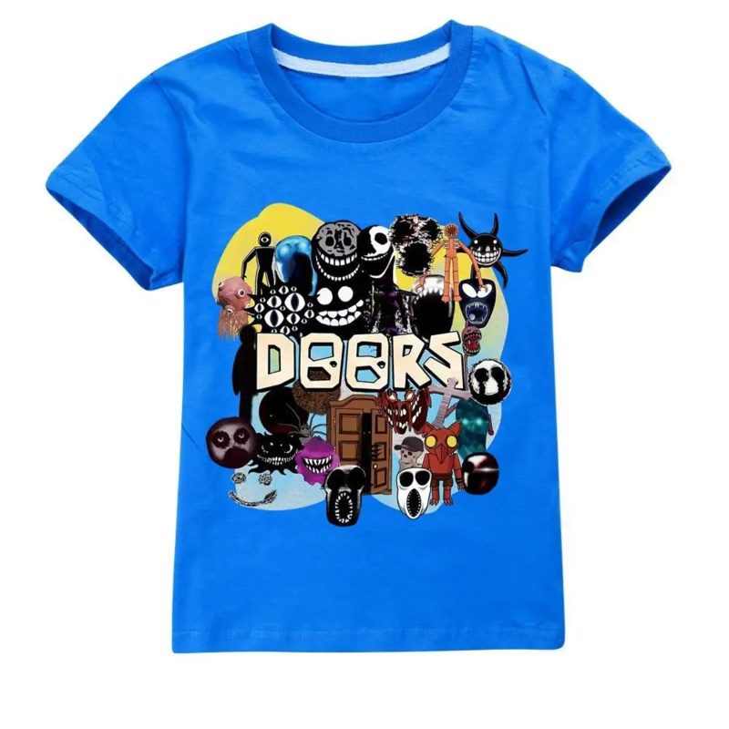 AIAI 2025Game Doors Kids T-shi - Summer Clothing Cartoon 评论和价格