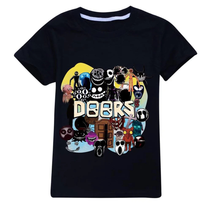 AIAI 2025Game Doors Kids T-shi - Summer Clothing Cartoon 评论和价格