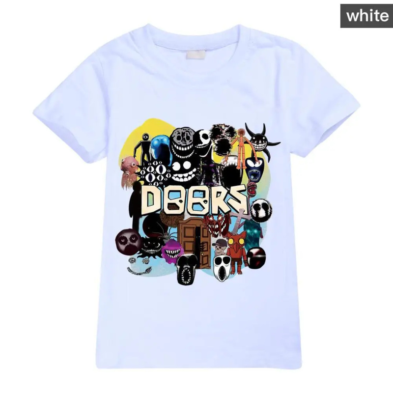 AIAI 2025Game Doors Kids T-shi - Summer Clothing Cartoon 评论和价格