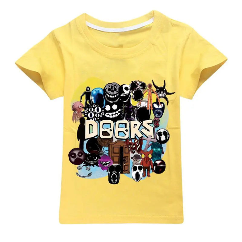 AIAI 2025Game Doors Kids T-shi - Summer Clothing Cartoon 评论和价格