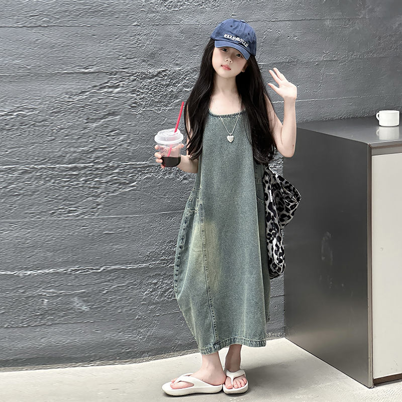 Vintage Blue Children Girls Hi - Yours Summer Clothing 评论和价格