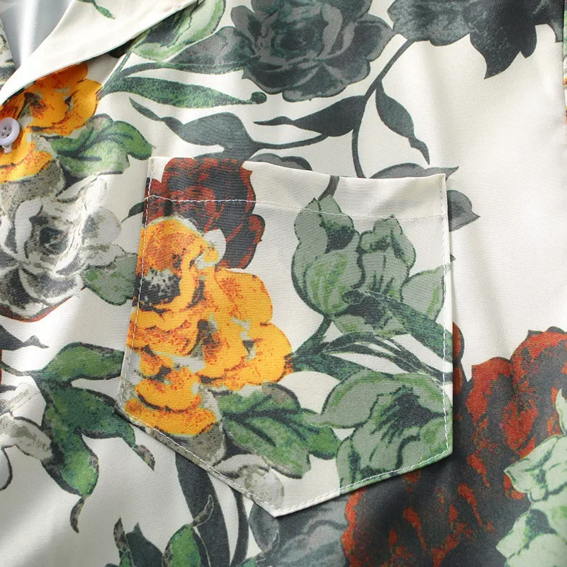 Printed Shirt Men's Short Slee - Summer Clothing Styles Men 评论和价格