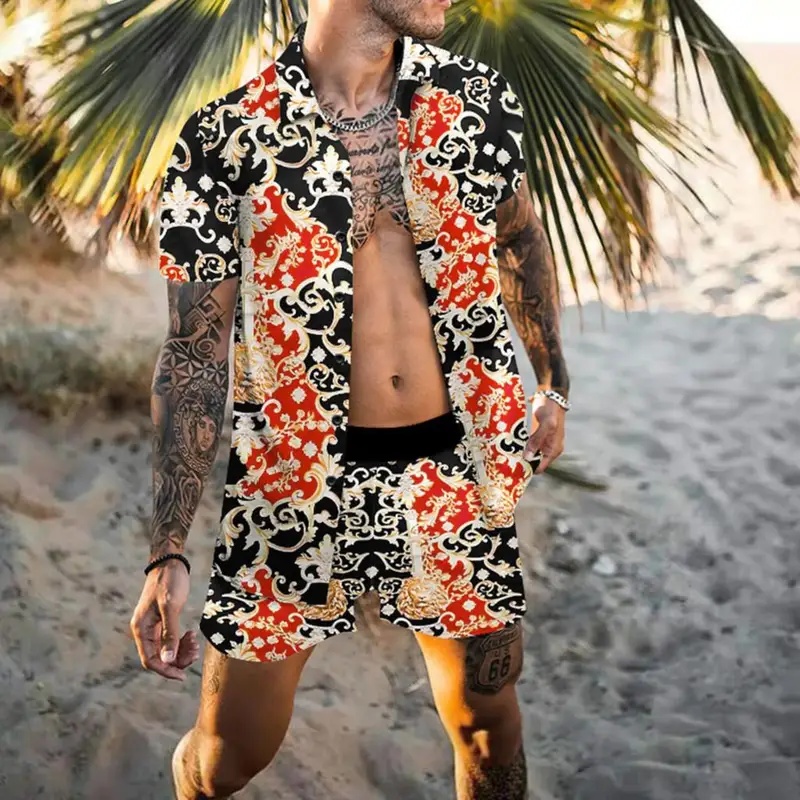 Summer Exquisite Men's Shirt S - Summer Clothing For A Beach 评论和价格