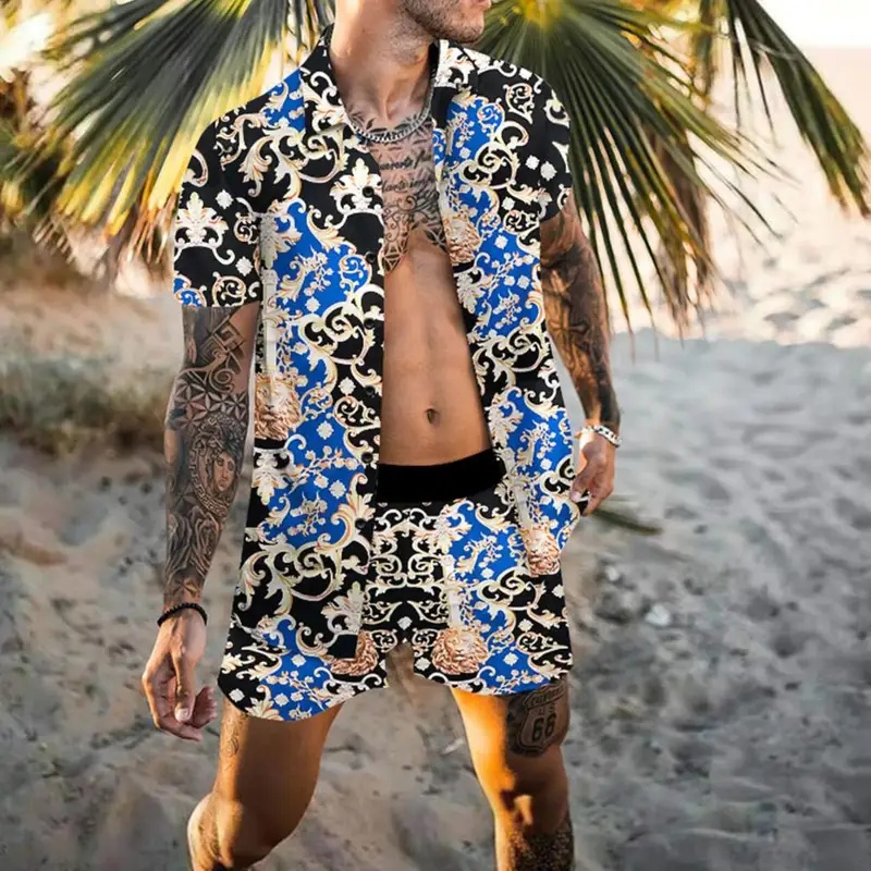 Summer Exquisite Men's Shirt S - Summer Clothing For A Beach 评论和价格
