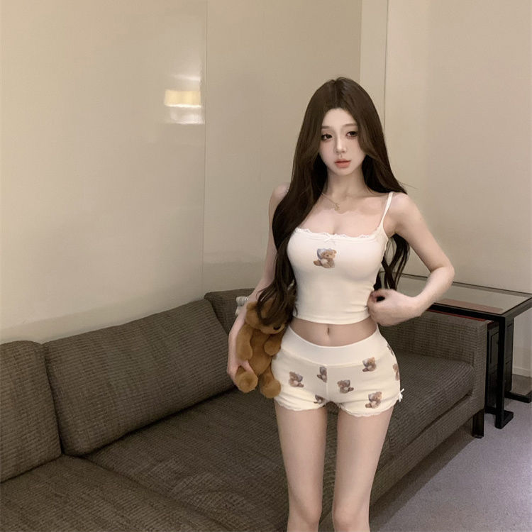 Two Piece Set,Camis and Short, - Summer Clothing Cartoon 评论和价格