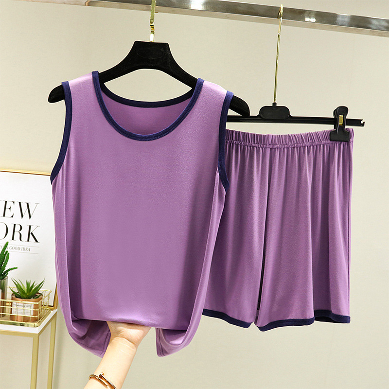 Sport Style Modal Pajamas Wome - Summer House Clothing 评论和价格