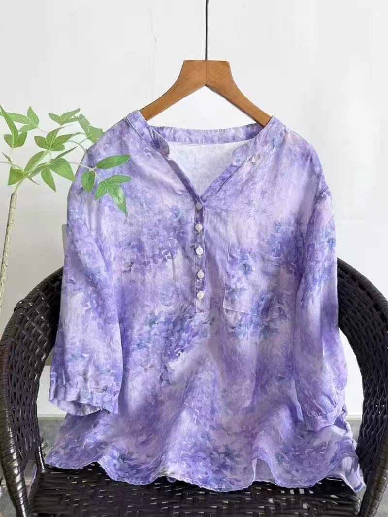 100% Ramie shirts for women su - Summer Clothing Japan 评论和价格