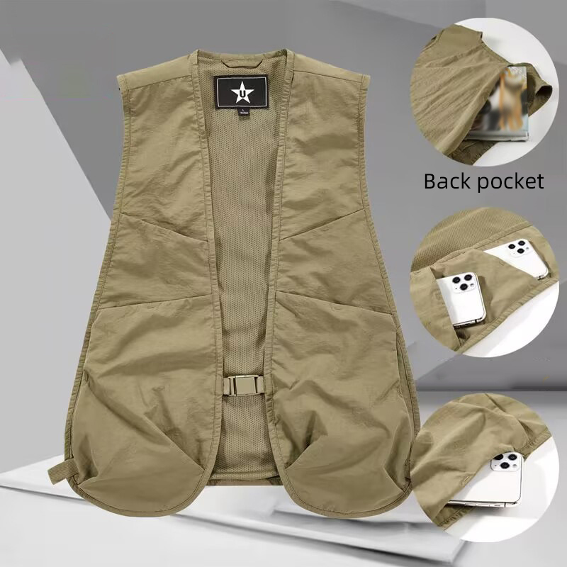 Lightweight Unisex Waistcoat V - Summer Hiking Clothing 评论和价格
