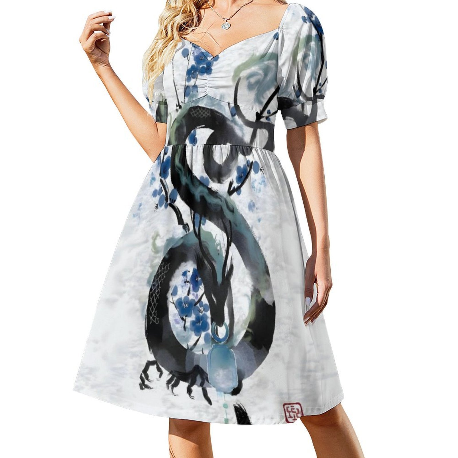 Japanese Blue Night Dragon Ink - Summer Clothing Japan 评论和价格