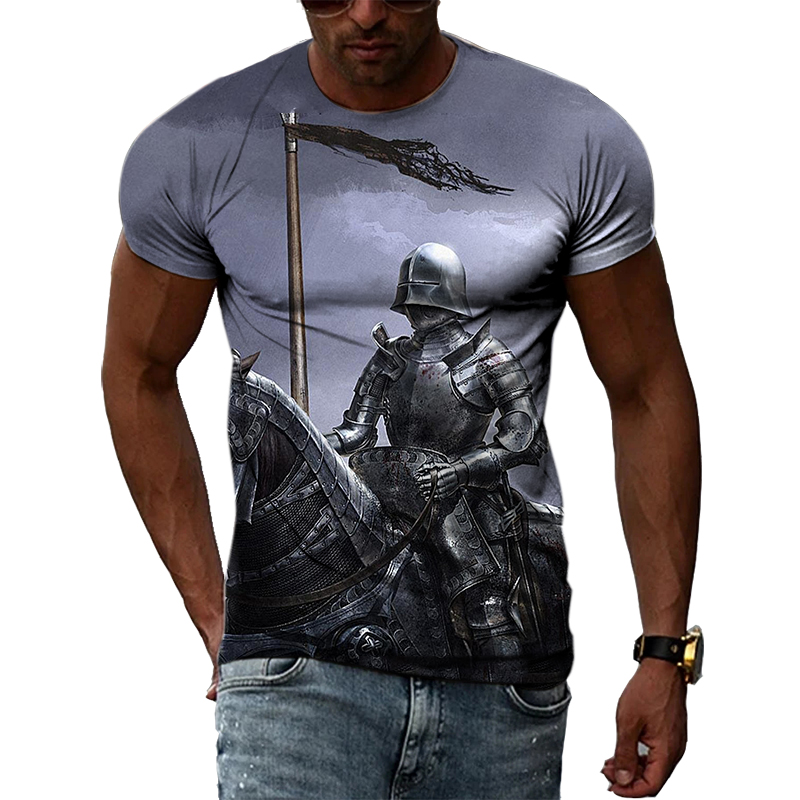 New Men's Handsome Knight 3D P - Summer Knights Clothing 评论和价格
