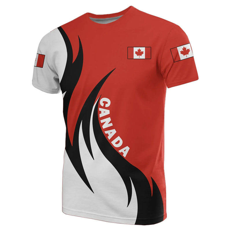 Canada Day T-shirt Canadian Fl - Summer Clothing Women Canada 评论和价格
