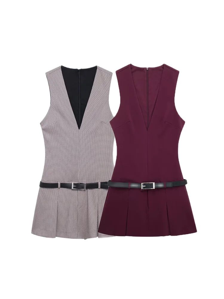 Sleeveless Pleated Mini Dress  - Summer Clothing Zara 评论和价格