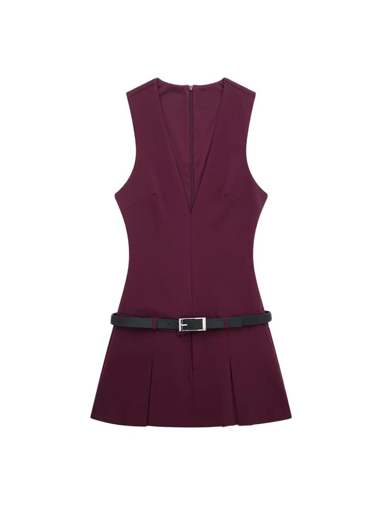 Sleeveless Pleated Mini Dress  - Summer Clothing Zara 评论和价格