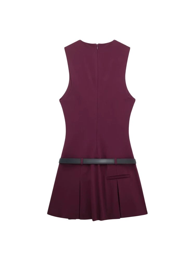 Sleeveless Pleated Mini Dress  - Summer Clothing Zara 评论和价格