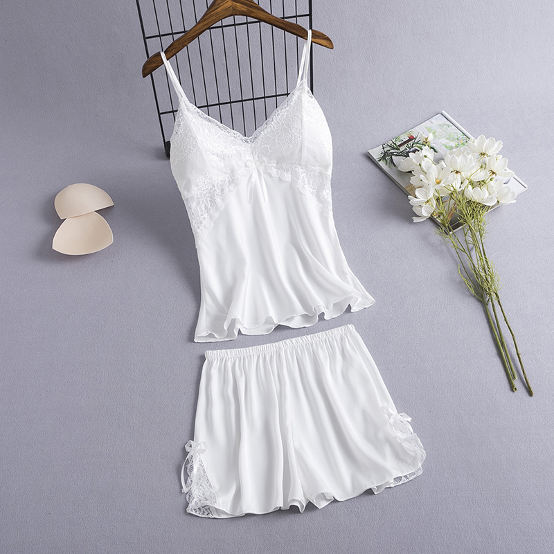 2 Pieces Cami&Shorts Sleep Set - Summer House Clothing 评论和价格