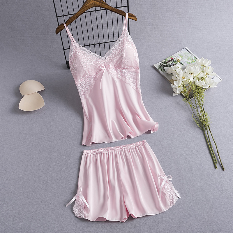 2 Pieces Cami&Shorts Sleep Set - Summer House Clothing 评论和价格